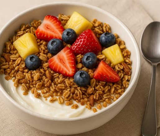 Yogurt Greek + Granola + Potongan Buah