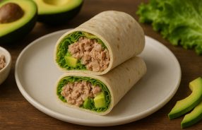 Wrap Selada Tuna Alpukat