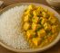 Nasi Shirataki dengan Tahu Kari Kuning