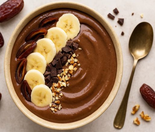 Smoothie Bowl Kurma-Cokelat