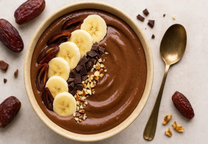 Smoothie Bowl Kurma-Cokelat