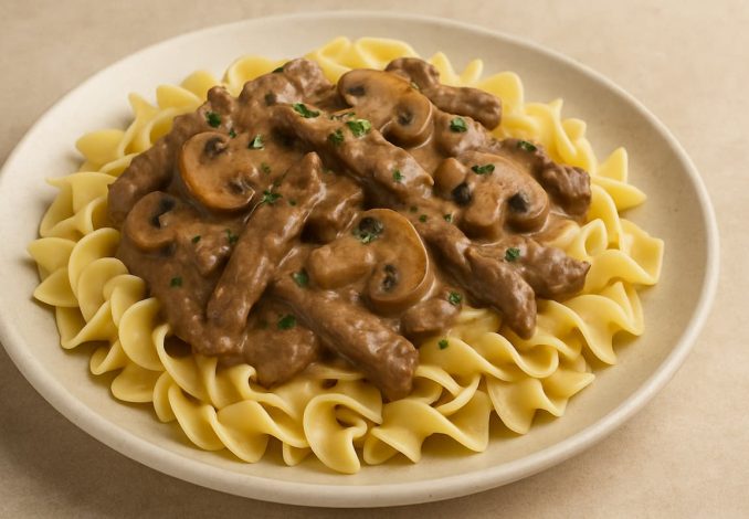 Beef Stroganoff