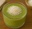 Puding Chia dengan Matcha dan Kelapa