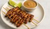 Sate Jamur Tiram Saus Kacang