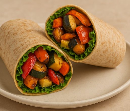 Roasted Veggie Wrap