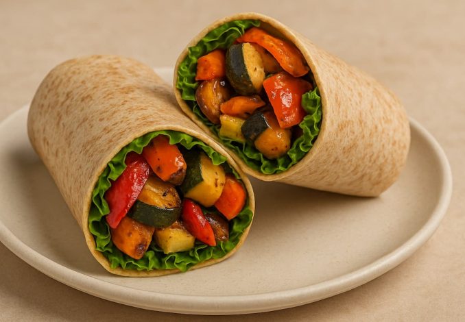 Roasted Veggie Wrap