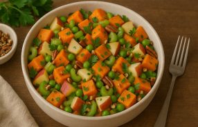 Salad Kentang Manis dan Apel