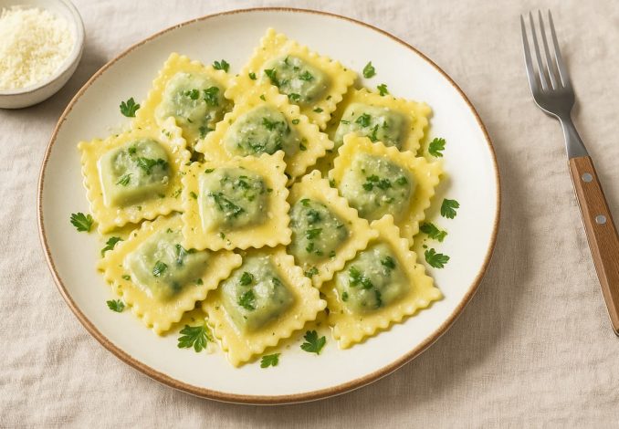 Ravioli Ricotta e Spinaci
