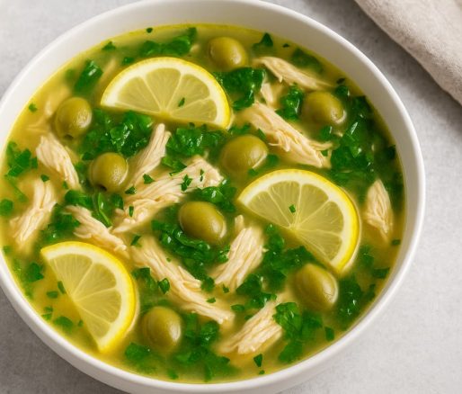 Sup Ayam Lemon Zaitun