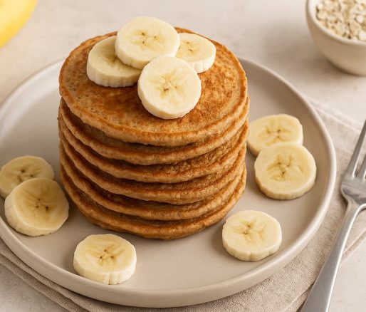 Panekuk Oat Pisang Tanpa Gula