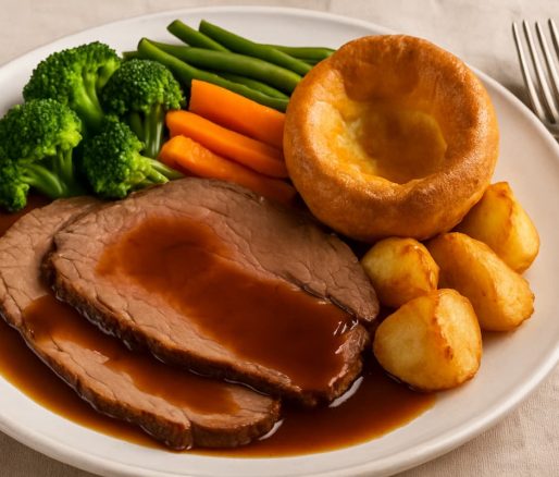 Roast Beef with Yorkshire Pudding