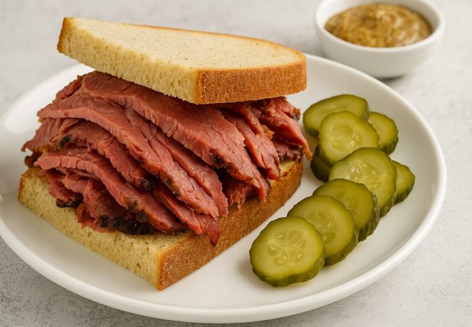 Montreal Smoked Meat Sandwich