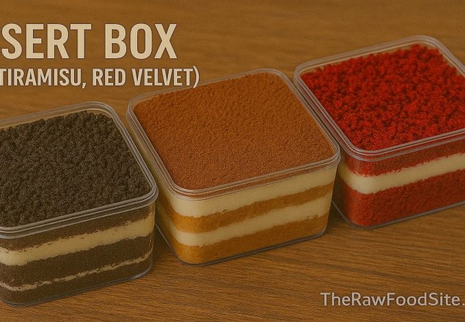 Dessert box (oreo, tiramisu, red velvet)