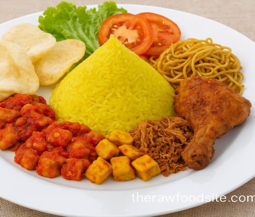 Nasi Kuning Komplit