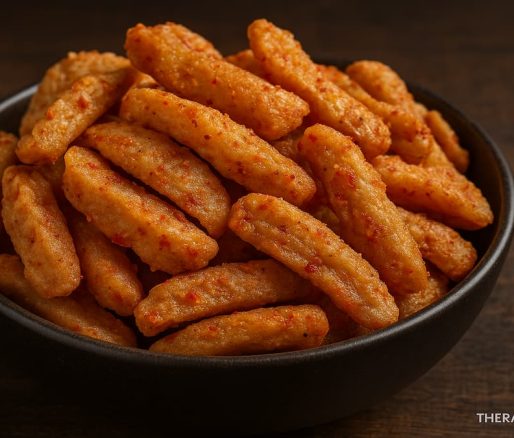 Basreng pedas (baso goreng kering)