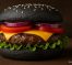 Burger black charcoal