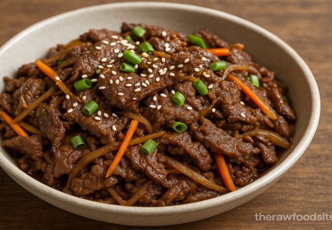 Beef bulgogi