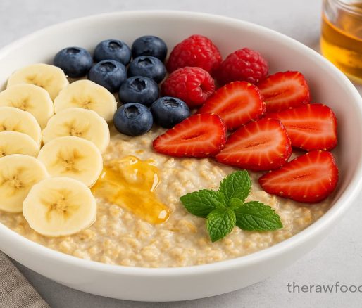 Oatmeal buah dan madu