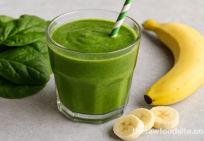 Smoothie bayam-pisang