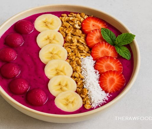 Smoothie bowl buah naga