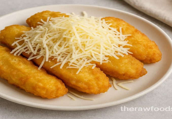 Pisang goreng keju