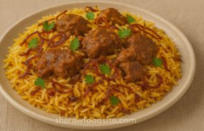 Nasi briyani kambing