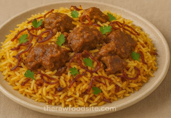 Nasi briyani kambing