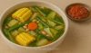 Sayur asem dengan sambal terasi