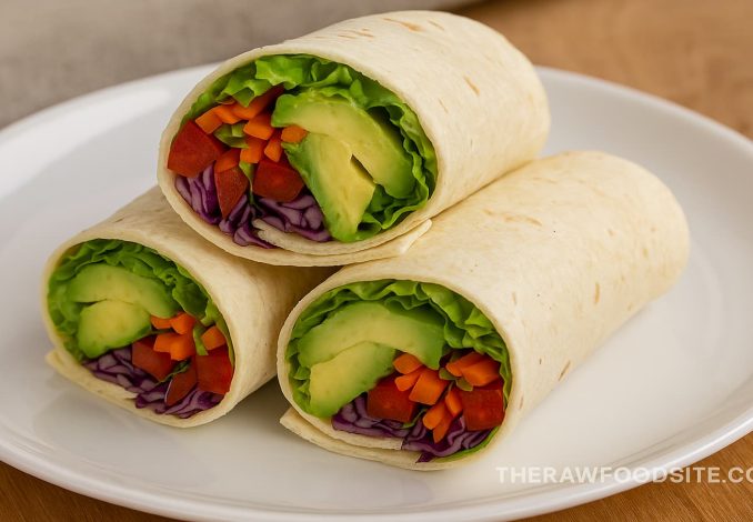 Wrap sayur isi alpukat