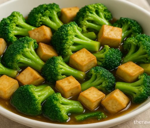 Tumis brokoli tofu