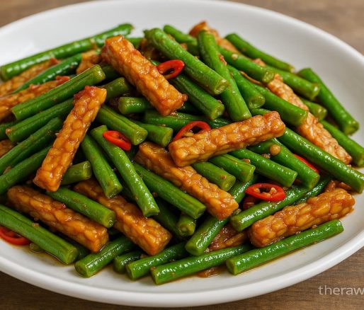 Oseng tempe kacang panjang