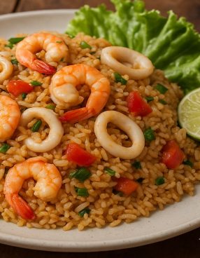 Nasi goreng seafood